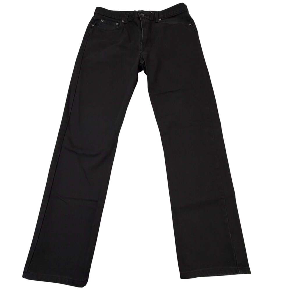 George Men's Regular Fit Black Jeans 34x32